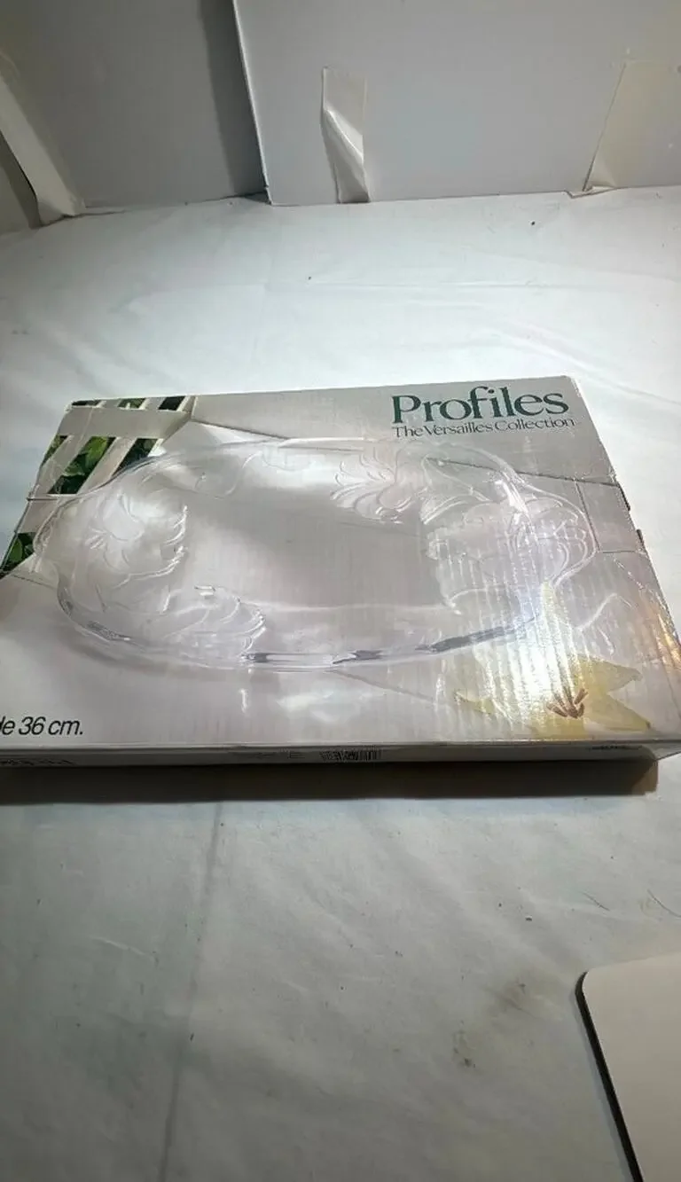 Profiles The Versailles Collection Glass Platter